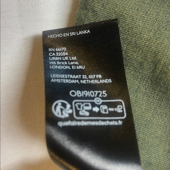 Free People We The Free Pull On Wide-Leg Pants Size S Moss Green Boho Chic - Picture 10 of 10